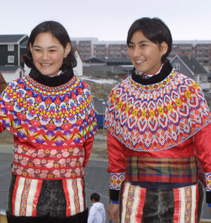 Grønlandske konfirmander i Nuuk
